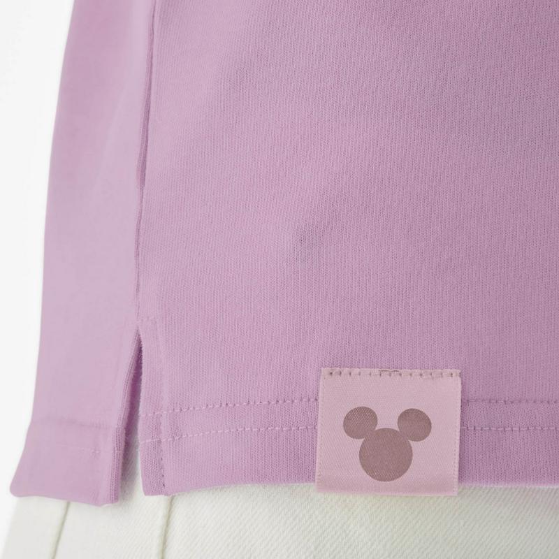 【おうちディズニー】ボートネック長袖Ｔシャツ「ミッキーモチーフ」