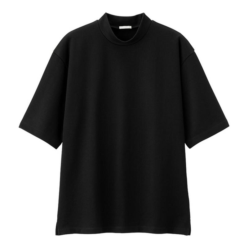 ポンチモックネックT(5分袖)