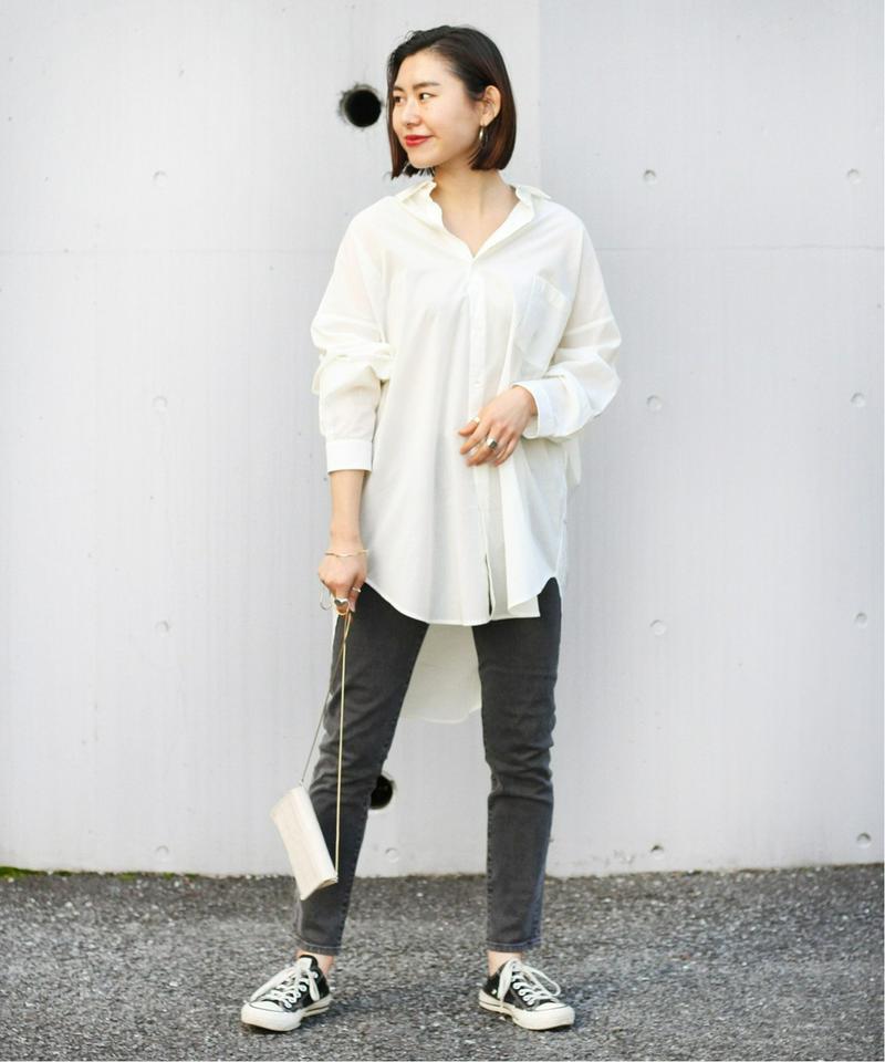 ワイドシルエットシアーシャツ◆（JOURNAL STANDARD relume）