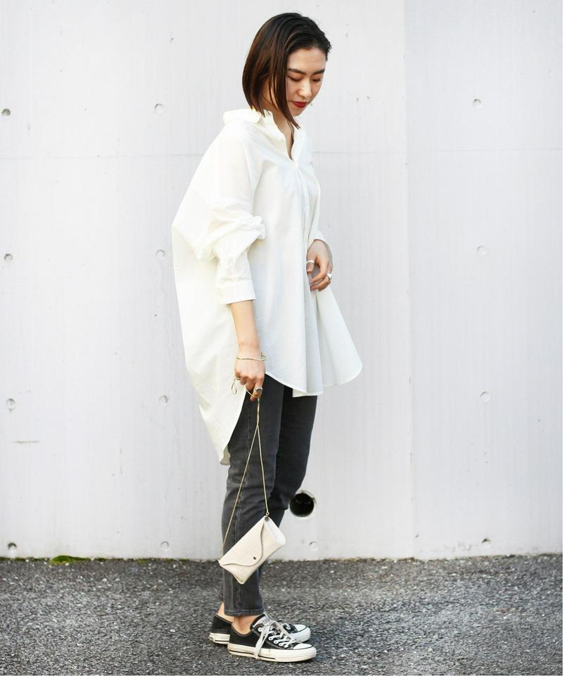 ワイドシルエットシアーシャツ◆（JOURNAL STANDARD relume）