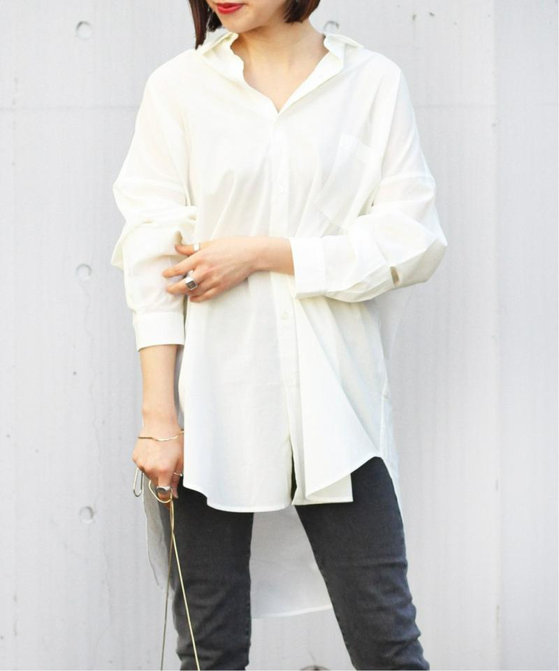 ワイドシルエットシアーシャツ◆（JOURNAL STANDARD relume）