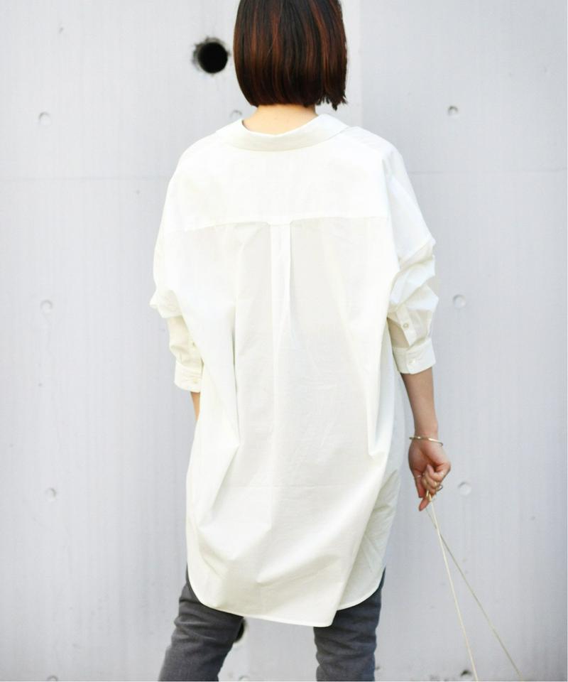 ワイドシルエットシアーシャツ◆（JOURNAL STANDARD relume）