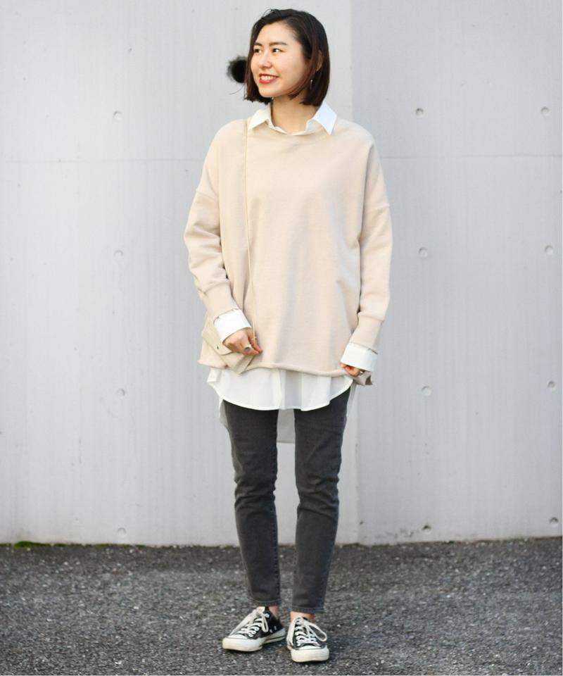 ワイドシルエットシアーシャツ◆（JOURNAL STANDARD relume）
