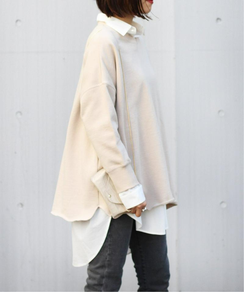 ワイドシルエットシアーシャツ◆（JOURNAL STANDARD relume）