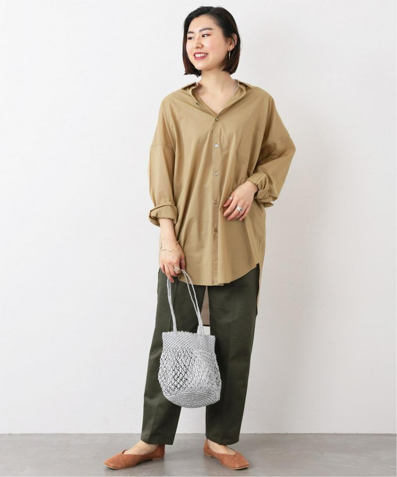 ワイドシルエットシアーシャツ◆（JOURNAL STANDARD relume）