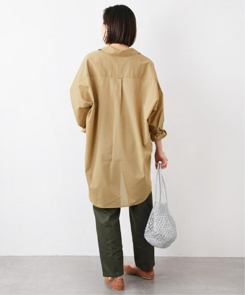 ワイドシルエットシアーシャツ◆（JOURNAL STANDARD relume）