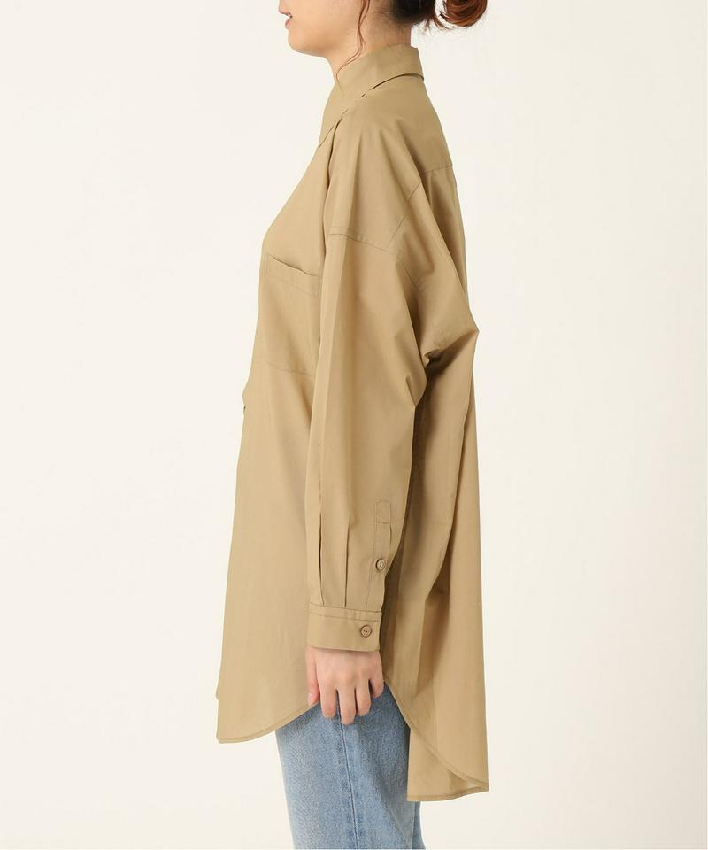 ワイドシルエットシアーシャツ◆（JOURNAL STANDARD relume）
