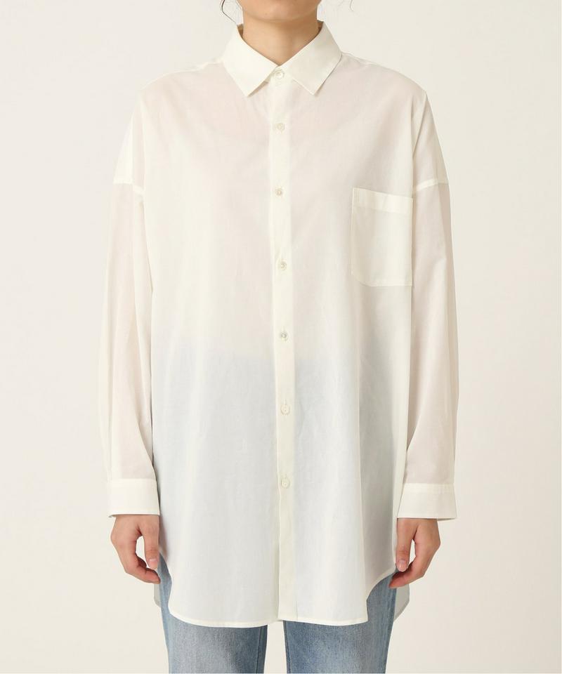 ワイドシルエットシアーシャツ◆（JOURNAL STANDARD relume）