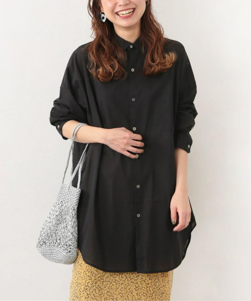 ワイドシルエットシアーシャツ◆（JOURNAL STANDARD relume）