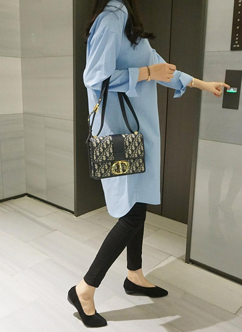 アンバランスヘムシャツワンピース