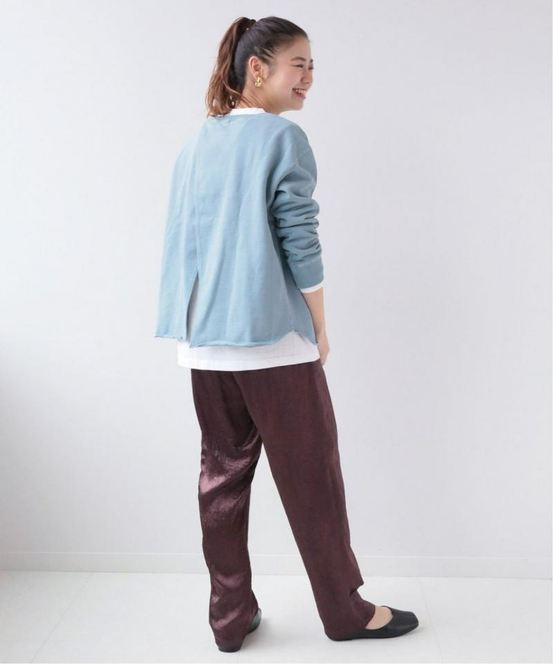 《追加》ピグメントバッククロススウェット◆（JOURNAL STANDARD relume）