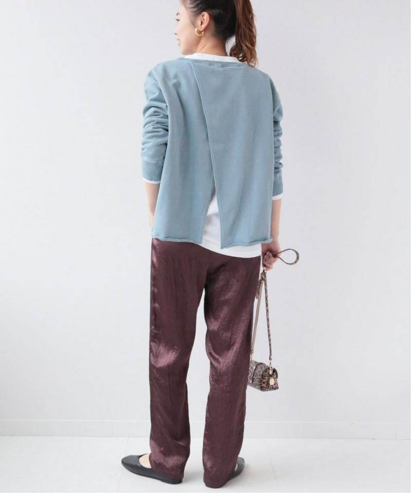 《追加》ピグメントバッククロススウェット◆（JOURNAL STANDARD relume）