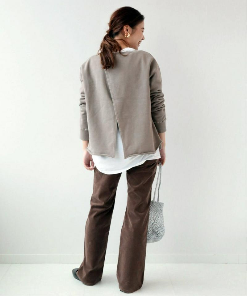 《追加》ピグメントバッククロススウェット◆（JOURNAL STANDARD relume）