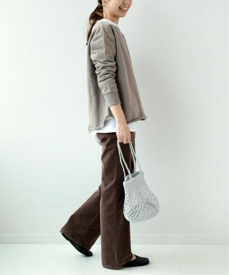 《追加》ピグメントバッククロススウェット◆（JOURNAL STANDARD relume）
