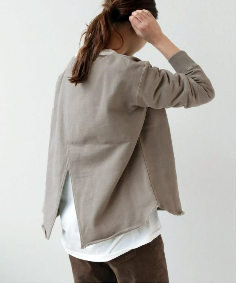《追加》ピグメントバッククロススウェット◆（JOURNAL STANDARD relume）