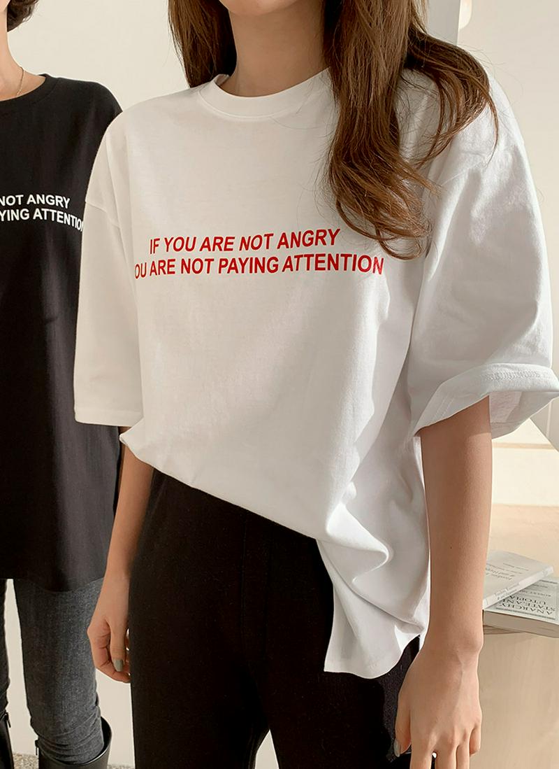 Attention半袖Tシャツ