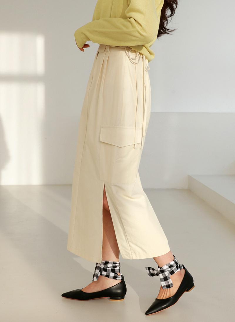 ロングストラップスカート・全2色