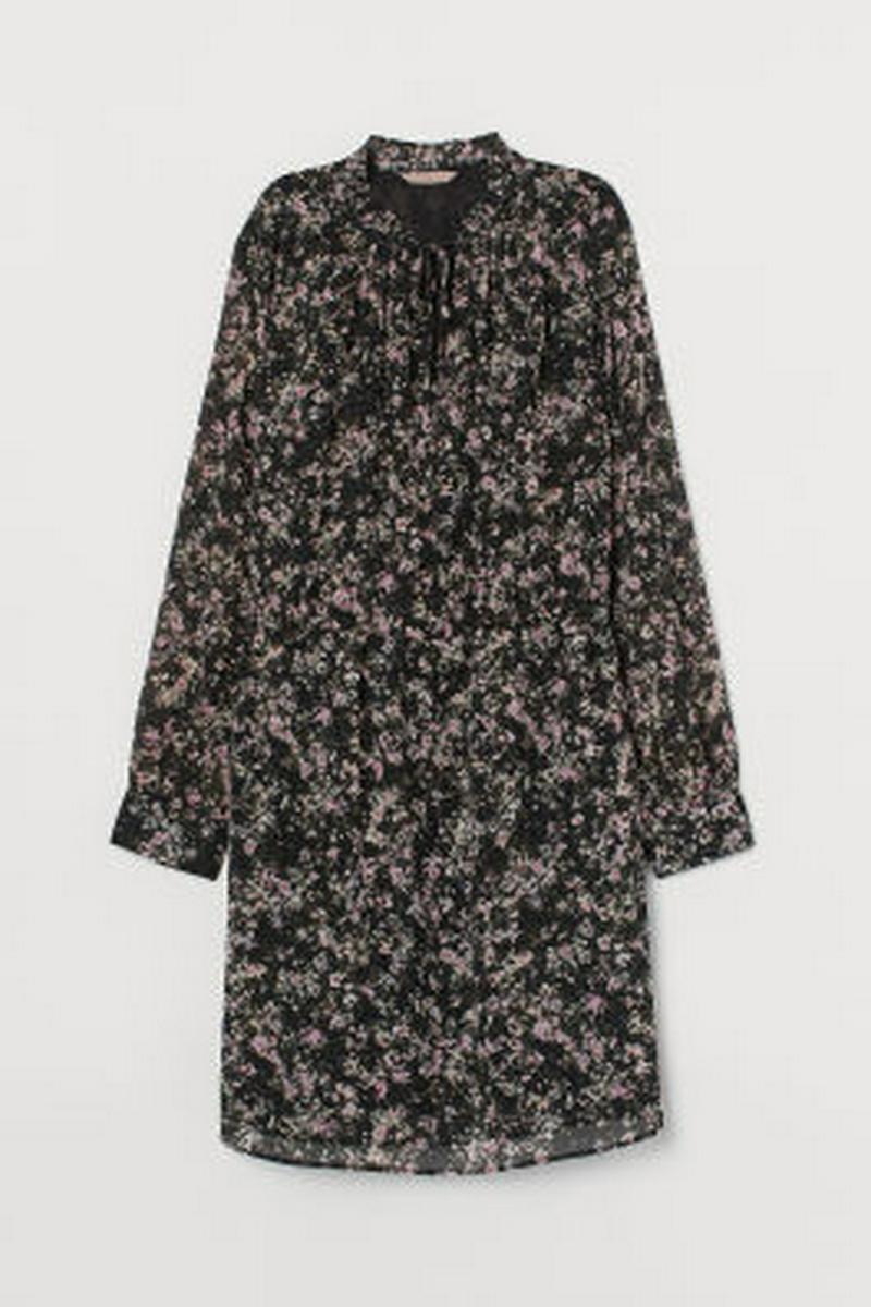 H&M+ シフォンワンピース
