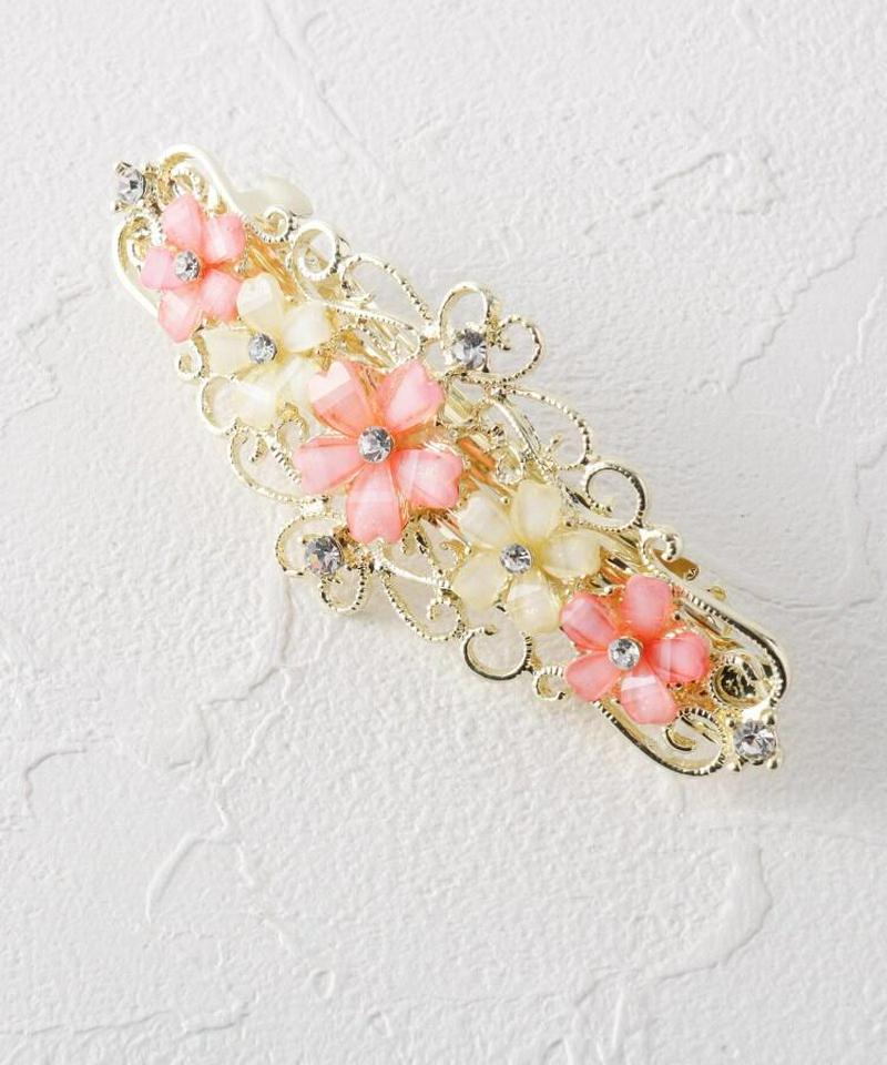 桜モチーフスカシバレッタ