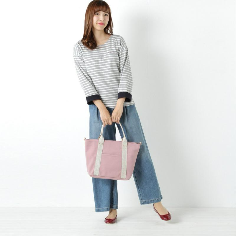 コンバース袖配色クルーネックＴシャツ（ボーダー・無地）