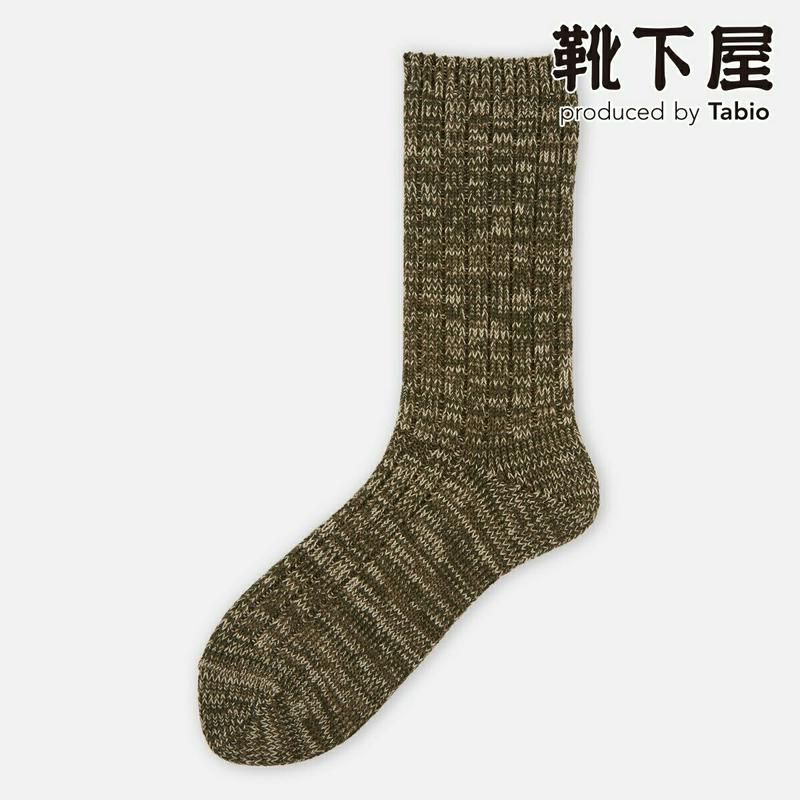 【全品送料無料★〜12/26 23:59迄】【あす楽】【靴下屋】 ザックリ引き揃えリブソックス / 靴下 タビオ Tabio くつ下 リブソックス レディース 日本製 2012ka
