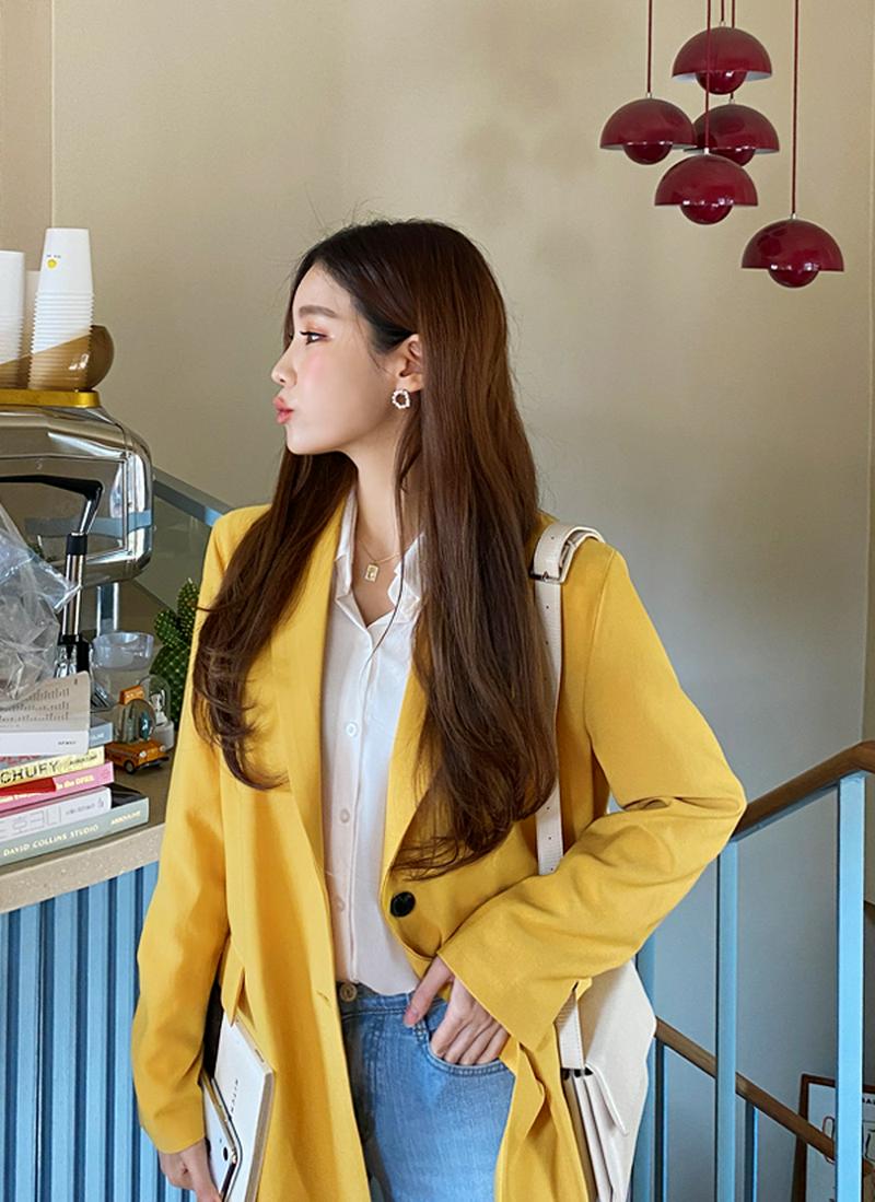 テーラードカラーシングルジャケット