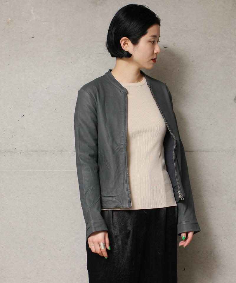 SHEEP LEATHER ZIPブルゾン（nitca）