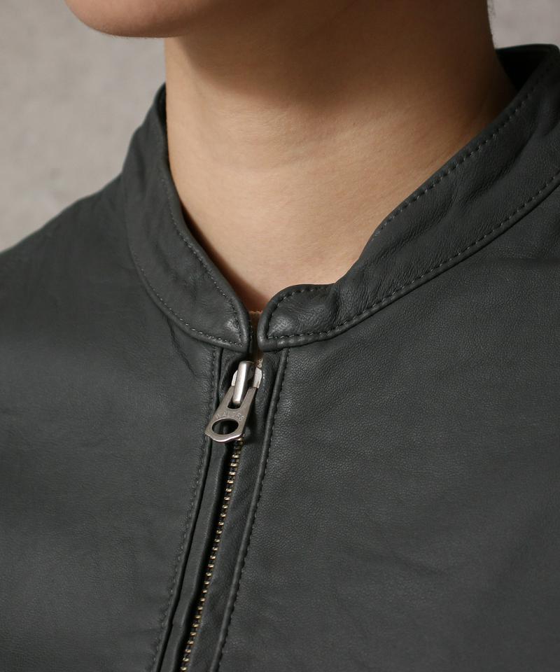 SHEEP LEATHER ZIPブルゾン（nitca）