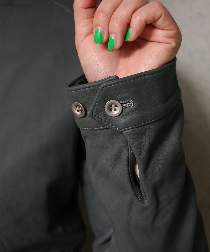 SHEEP LEATHER ZIPブルゾン（nitca）