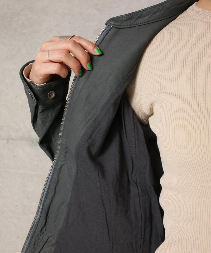 SHEEP LEATHER ZIPブルゾン（nitca）