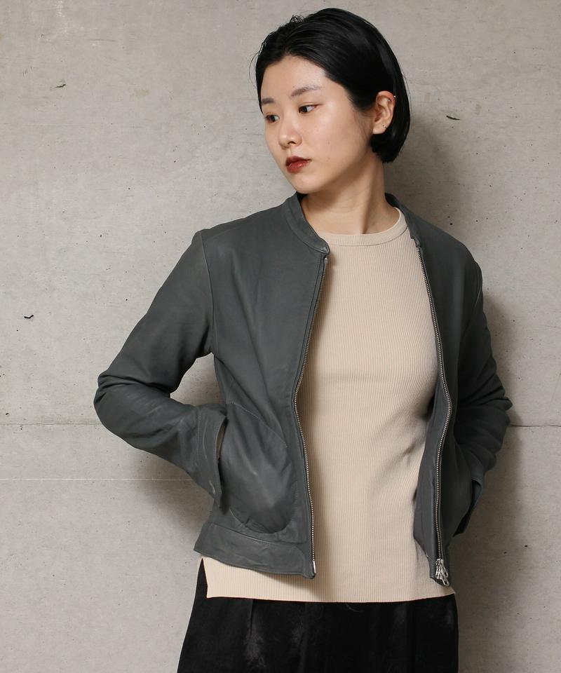 SHEEP LEATHER ZIPブルゾン（nitca）