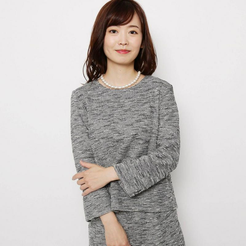 【入卒・ＷＥＢ限定サイズあり】スラブニットノーカラートップス