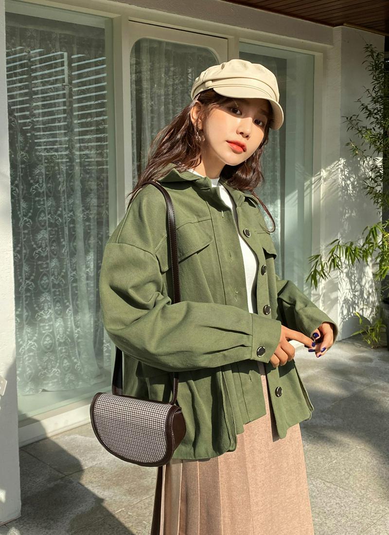 ポケットショートジャケット・全2色