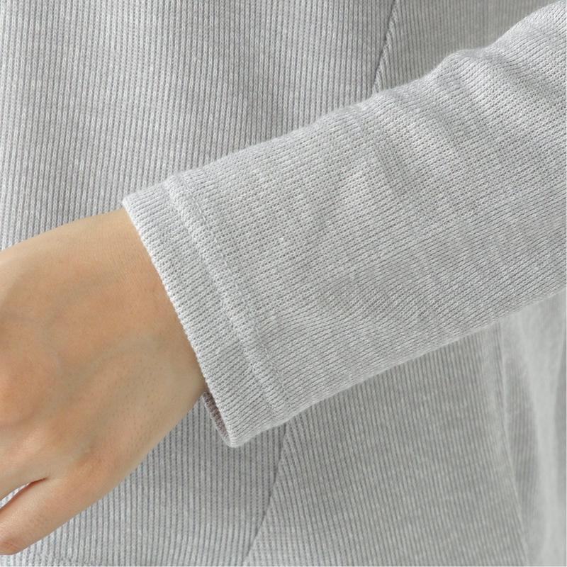 １枚でコーデ完成◎リブ編みアンサンブルＴシャツ（ノージーン/NO JEAN）