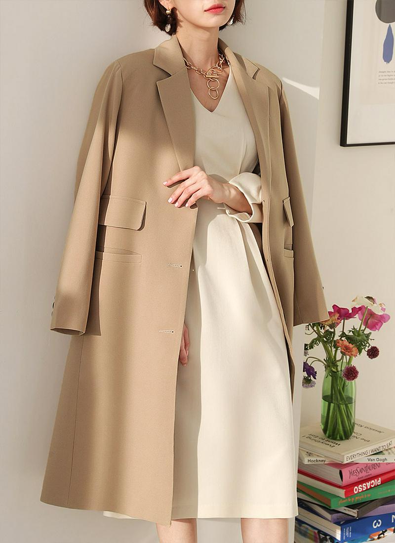 フラップロングジャケット・全2色