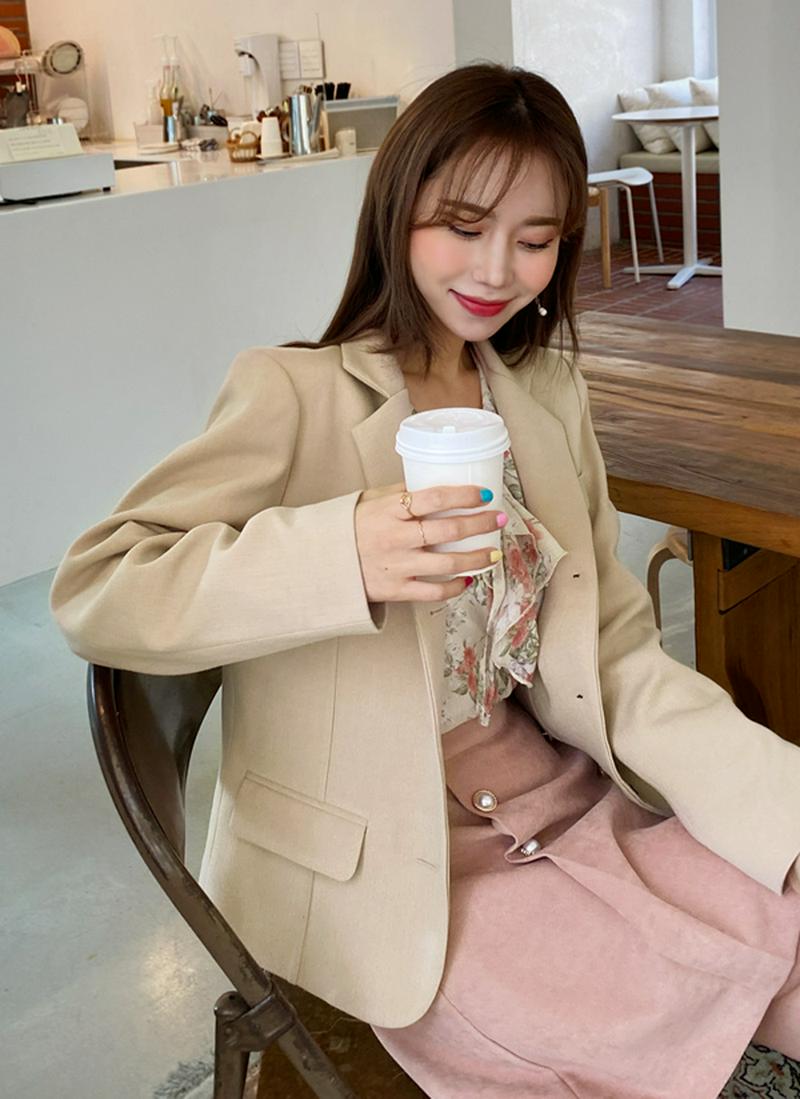 フラップポケットシングルジャケット