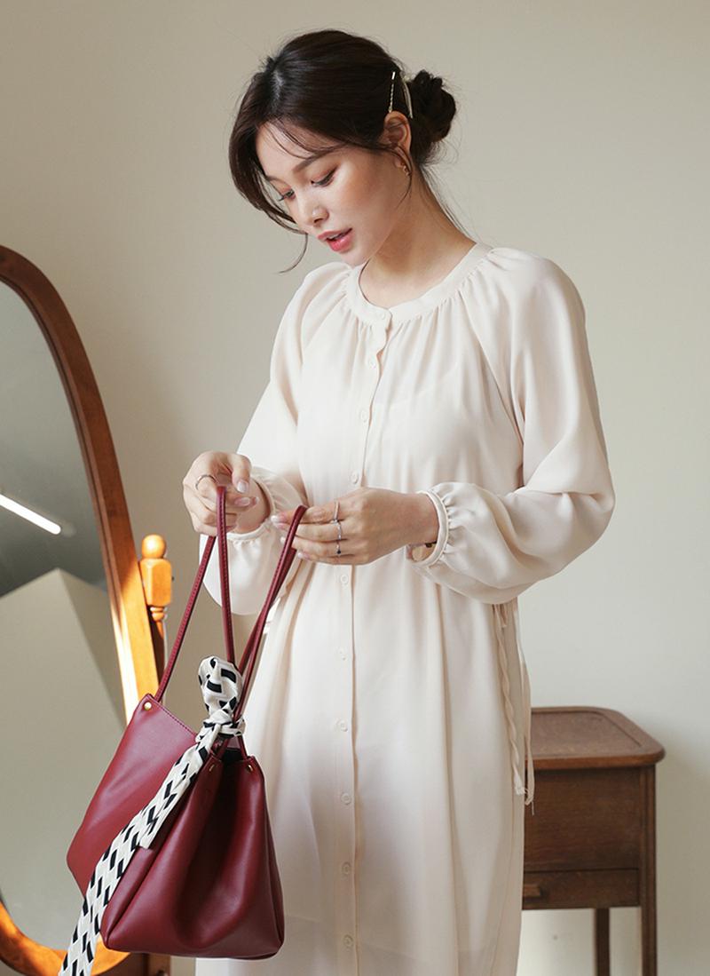 バンドカラードロストワンピース・全3色