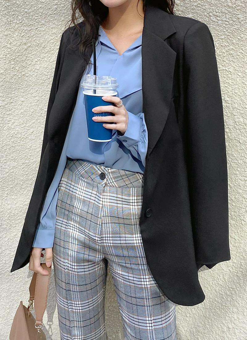 ストラップ付ミドルジャケット・全3色