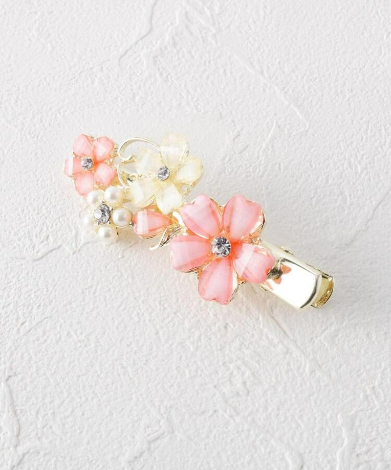 桜モチーフヘアクリップ