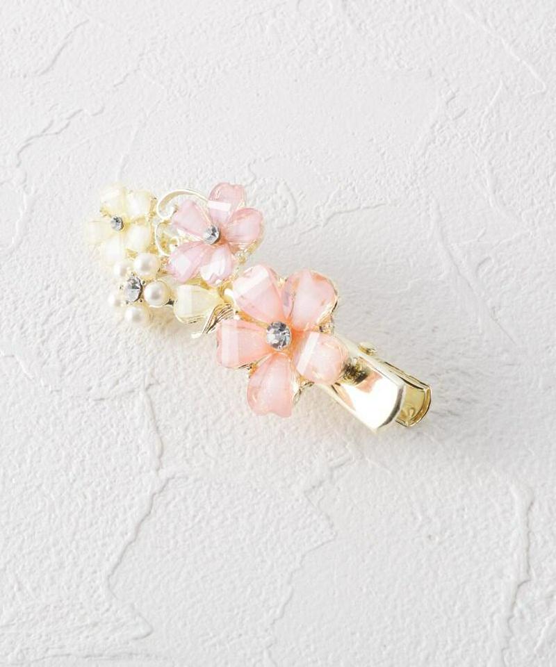 桜モチーフヘアクリップ