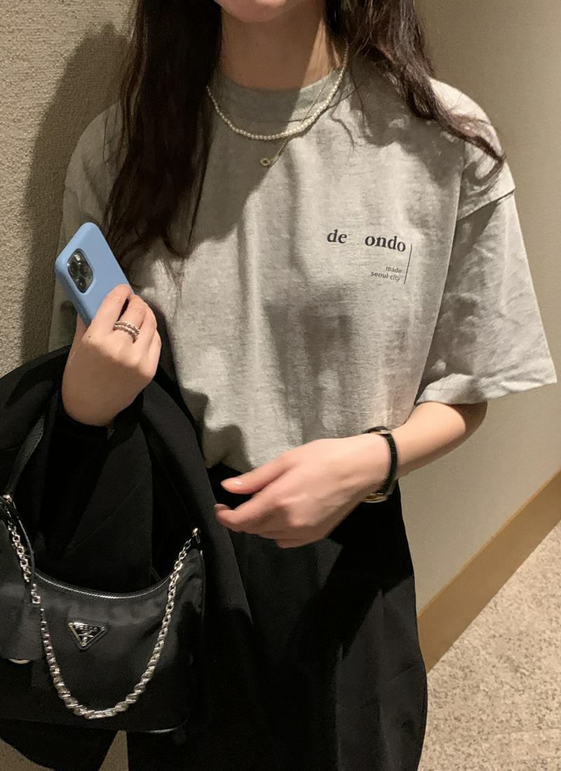 de ondo半袖Tシャツ