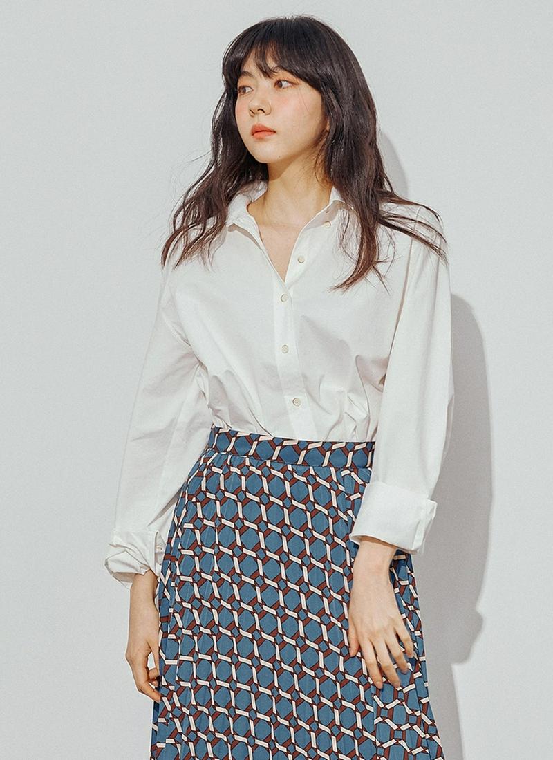 ドロップショルダーシャツ