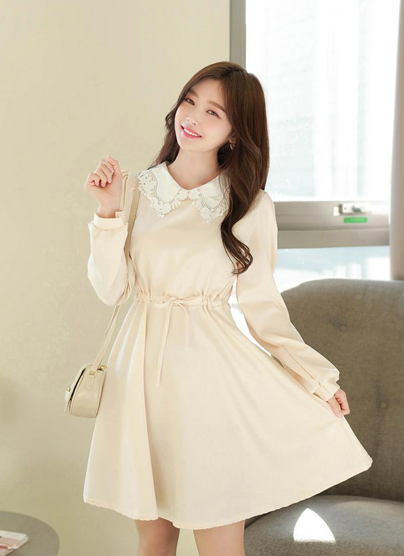 レースカラードロストワンピース