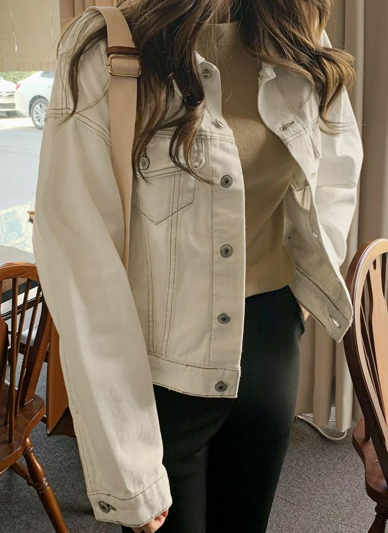 ステッチコットンジャケット