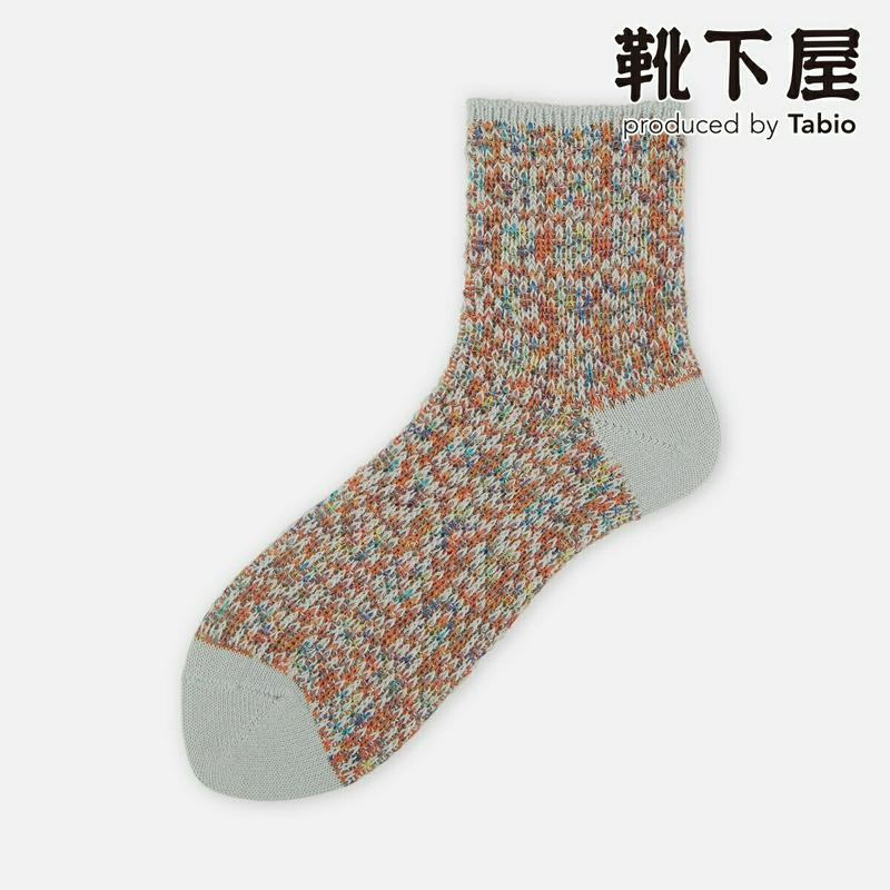 【あす楽】【靴下屋】 サマーツイード調ぽこぽこソックス / 靴下 タビオ Tabio くつ下 レディース 日本製