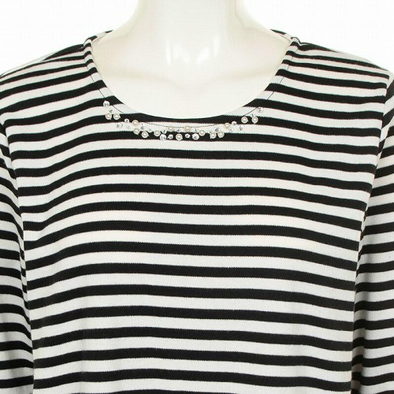 【５０％ＯＦＦ】異素材使い切替カットソー【ＬＬ～５Ｌ】