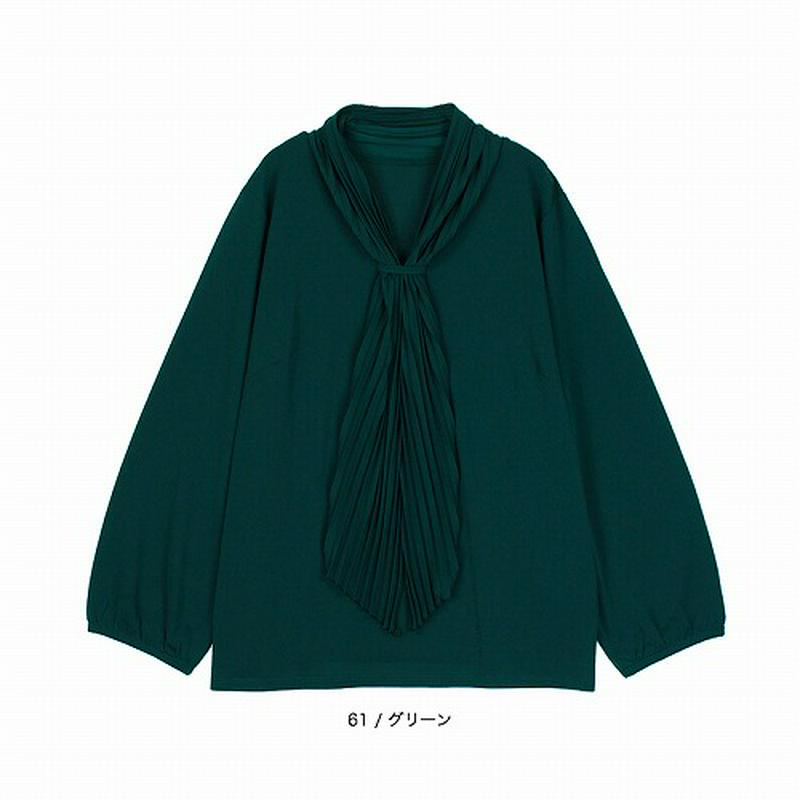 【５０％ＯＦＦ】プリーツ襟カットソー【ＬＬ～５Ｌ】