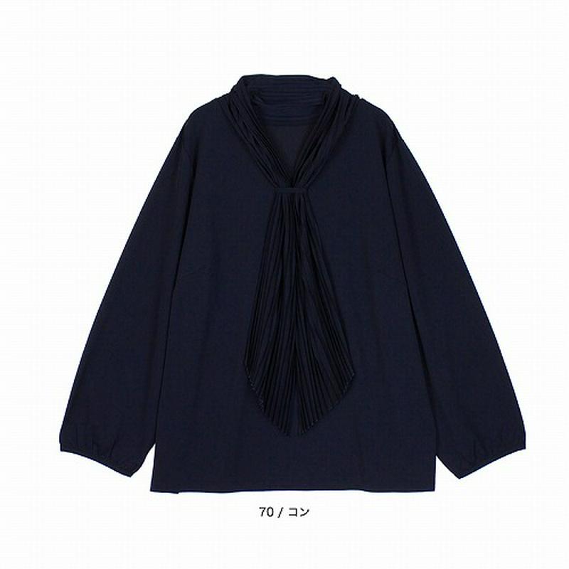 【５０％ＯＦＦ】プリーツ襟カットソー【ＬＬ～５Ｌ】
