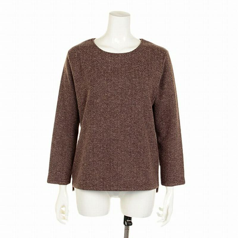 【３０％ＯＦＦ】ジャガード起毛セットアッププルオーバー【ＬＬ～５Ｌ】（フルールバイミントブリーズ/fleur by mint breeze）