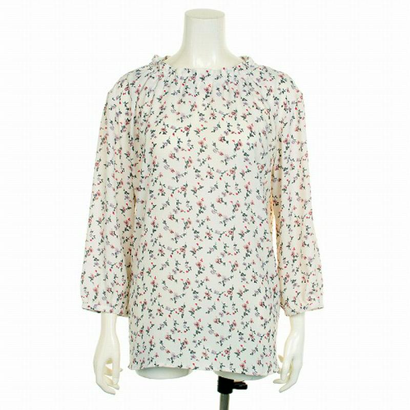 【５０％ＯＦＦ】ジョーゼット花柄ブラウス【ＬＬ～５Ｌ】